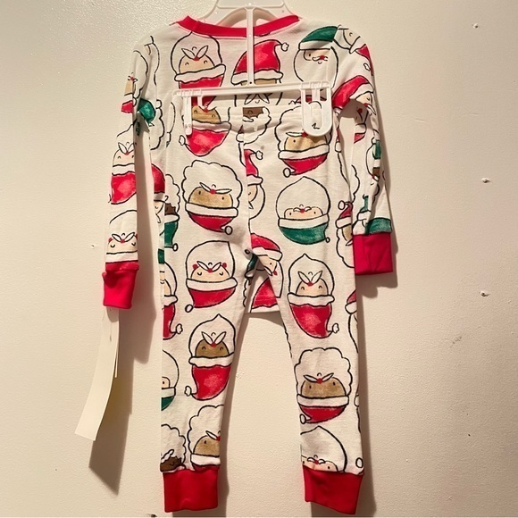 Carters Santa Unisex Pajamas set Christmas size 2T - Picture 3 of 6